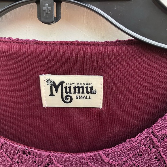 Show Me Your MuMu Tyler Tunic Dark Plum Size Small - Picture 4 of 8